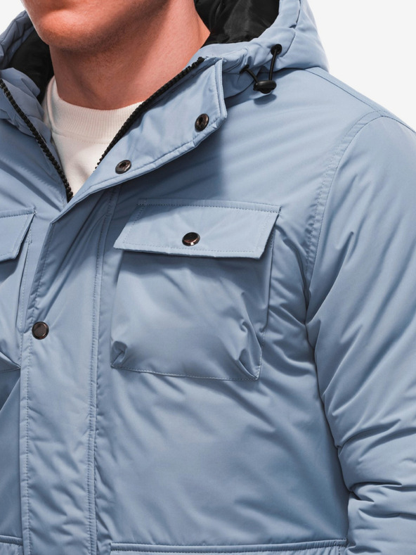 Edoti Светлосиньо мъжко зимно яке Edoti