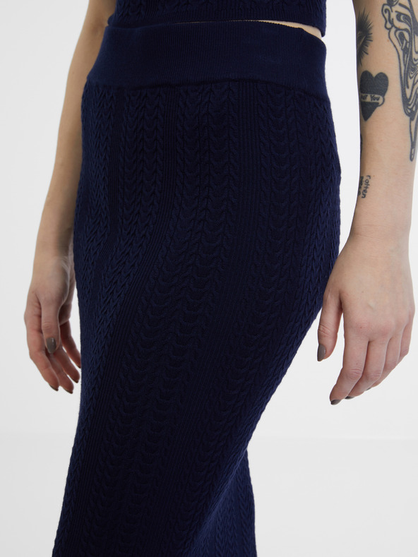 Orsay Тъмносиня дамска пола ORSAY