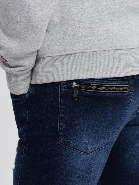 Ombre Clothing Тъмно сини мъжки дънки Ombre Clothing