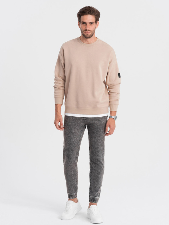 Ombre Clothing Сиви мъжки дънки Ombre Облекло