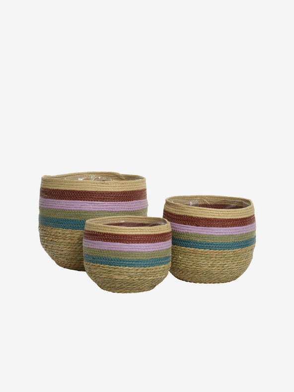 Kaemingk Комплект от три саксии от морска трева Kaemingk (3 бр.)