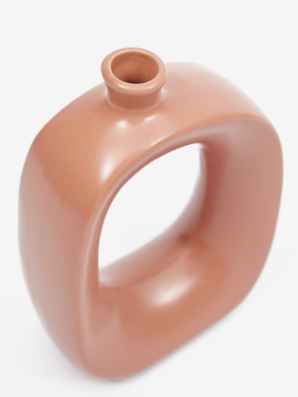 Kaemingk Кафява керамична ваза Kaemingk