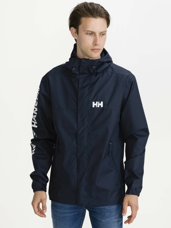 Helly Hansen Тъмносиньо мъжко водоустойчиво леко яке с качулка HELLY HANSEN Ervik