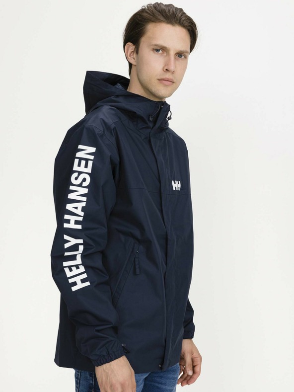 Helly Hansen Тъмносиньо мъжко водоустойчиво леко яке с качулка HELLY HANSEN Ervik