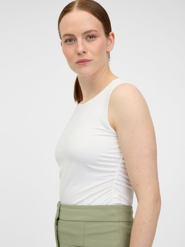 Orsay Бял дамски топ ORSAY