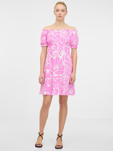 Orsay Светлорозова дамска рокля с дължина до коляното ORSAY