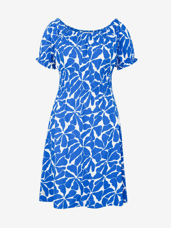 Orsay Синя дамска рокля с дължина до коляното ORSAY