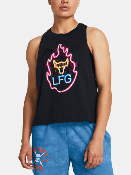 Under Armour Дамски потник Under Armour Pjt Rck W Neon Flame Tank
