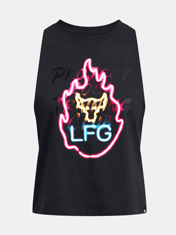 Under Armour Дамски потник Under Armour Pjt Rck W Neon Flame Tank