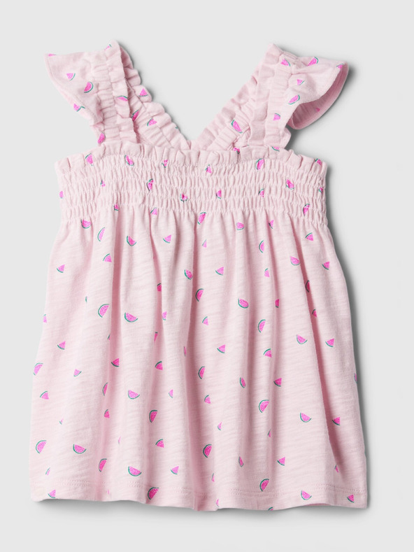 GAP Бебешки щампован топ GAP