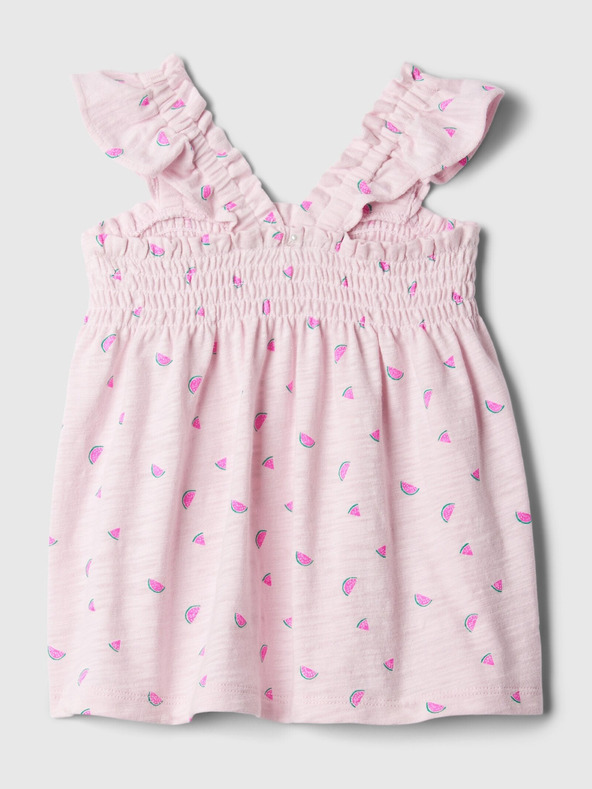 GAP Бебешки щампован топ GAP