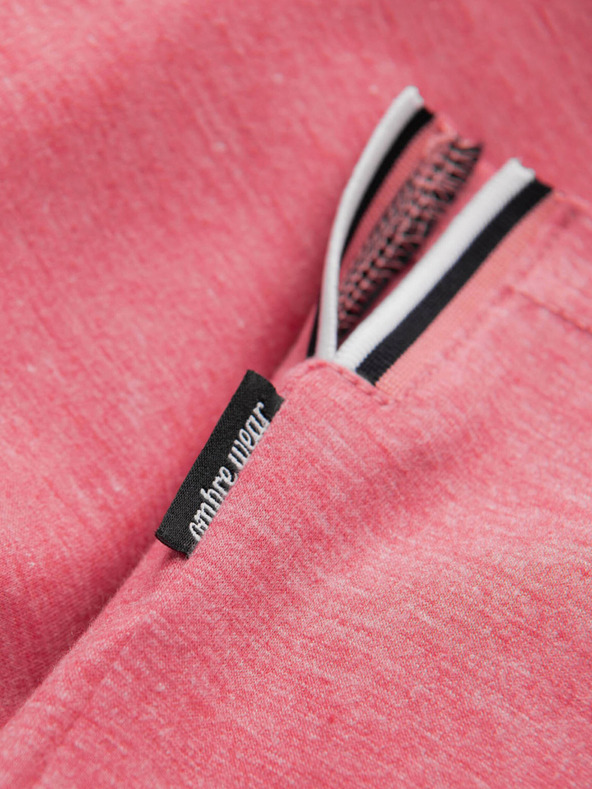 Ombre Clothing Старо розово Мъжка риза с копчета Омбре Облекло