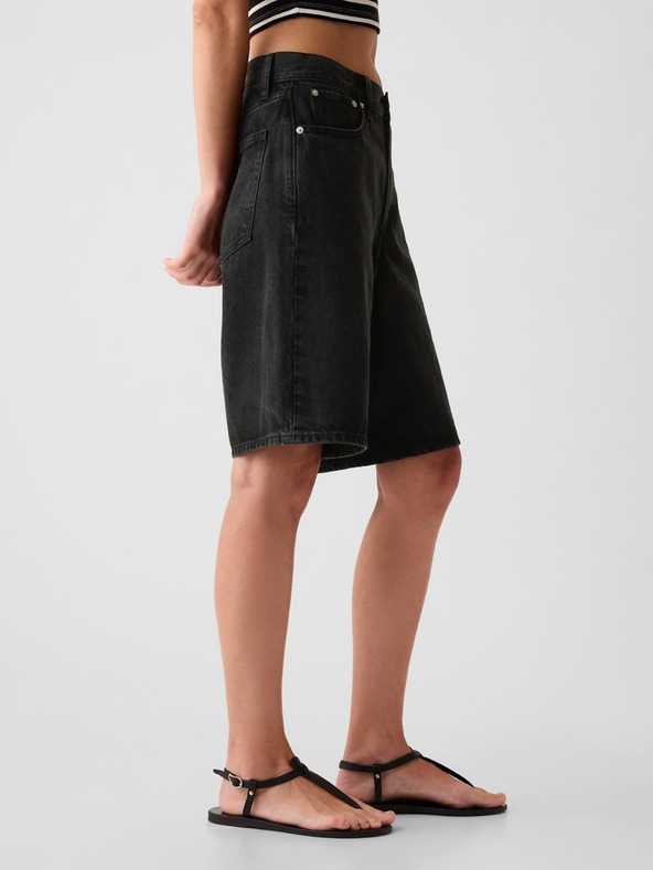 GAP Дънкови къси панталони JORT с medio талия GAP