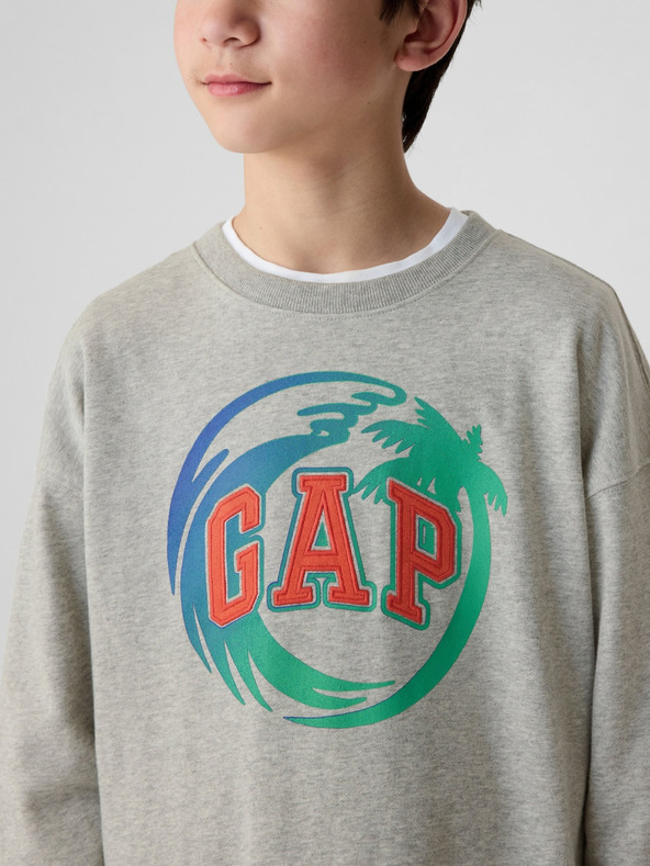 GAP Детски суитшърт с логото на GAP