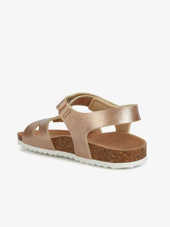 Geox Момичешки сандали в златисто розово Geox Adriel