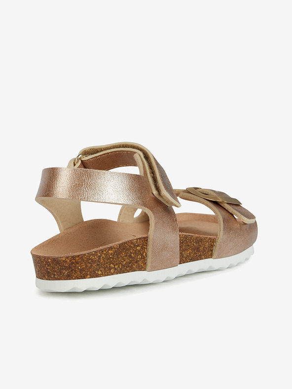 Geox Момичешки сандали в златисто розово Geox Adriel