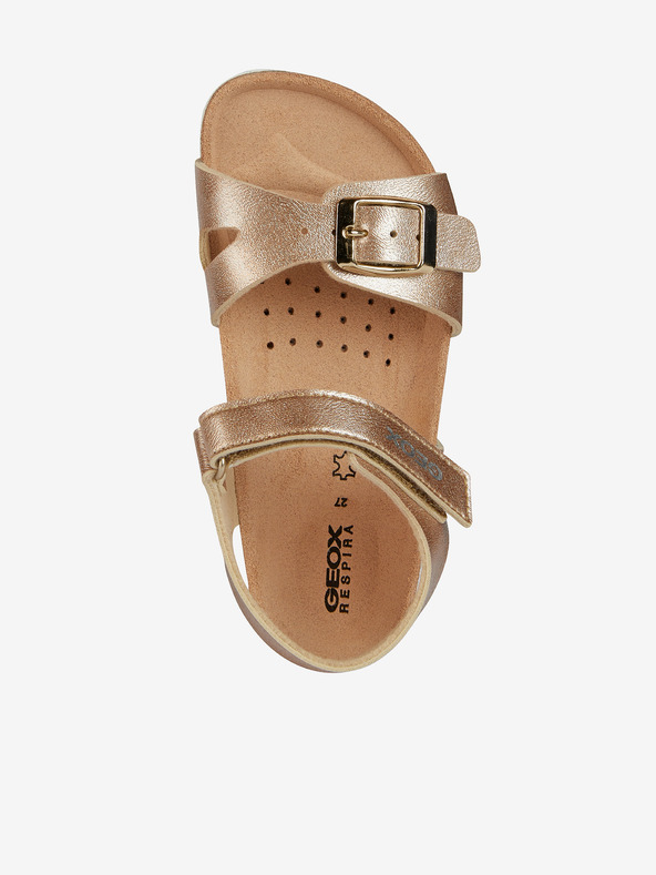 Geox Момичешки сандали в златисто розово Geox Adriel