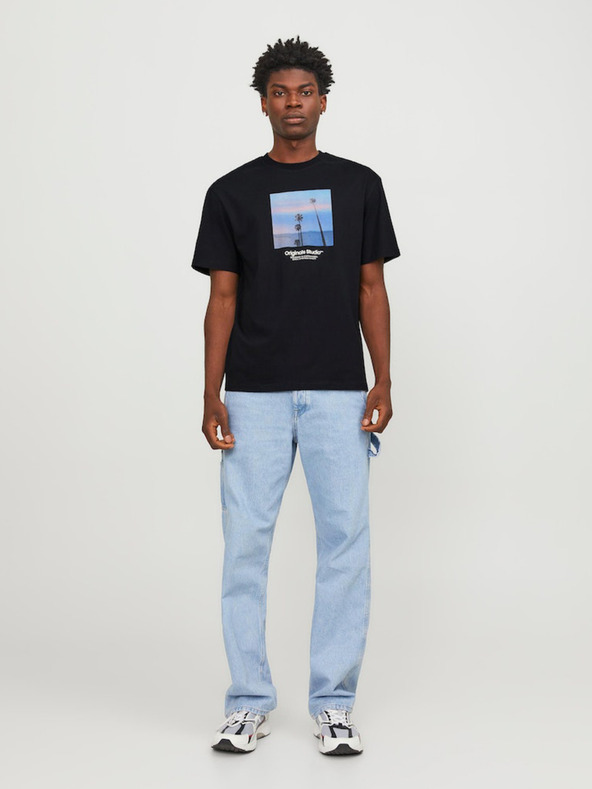 Jack & Jones Черна мъжка риза Jack & Jones Vesterbro