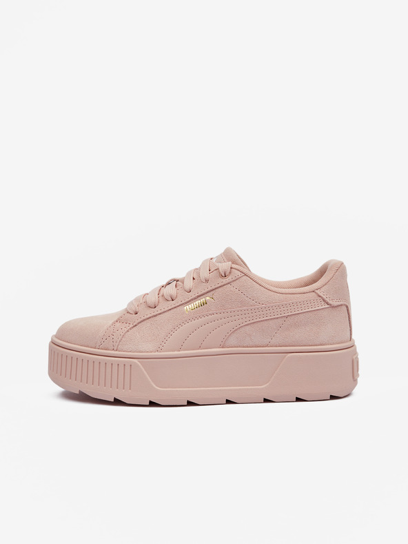 Puma Старорозови дамски маратонки от велур Puma Karmen