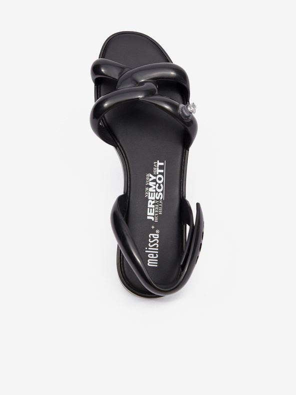Melissa Черни дамски сандали Melissa Tube + Jeremy Scott