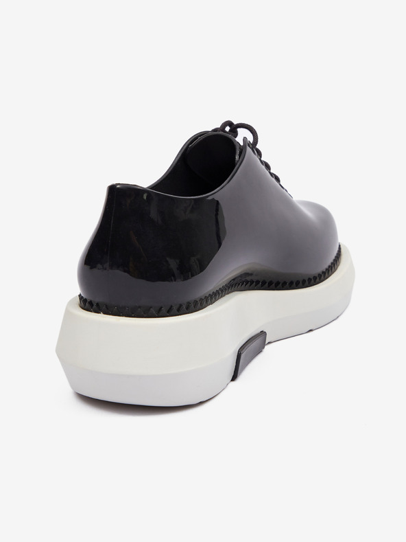 Melissa Черни дамски обувки с полуплатформа Grunge + Vitorino Campos