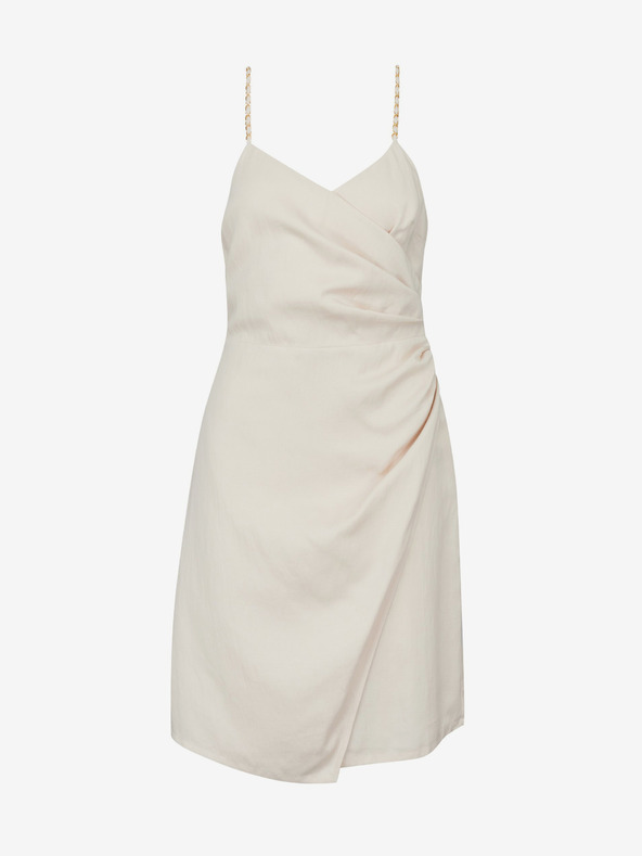 Orsay Бежова дамска къса рокля ORSAY