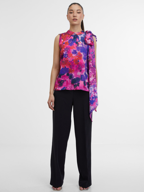 Orsay Лилаво дамски топ на цветя ORSAY