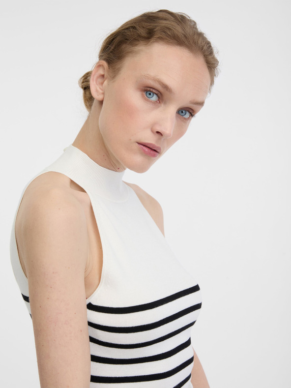 Orsay Бял дамски потник ORSAY