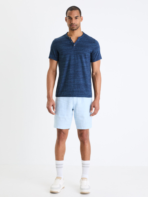 Celio Тъмно синя мъжка риза на райета Celio Cegeti