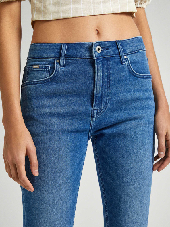 Pepe Jeans Сини дамски къси панталони Pepe Jeans