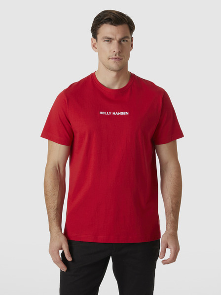 Helly Hansen Червена мъжка тениска HELLY HANSEN Core