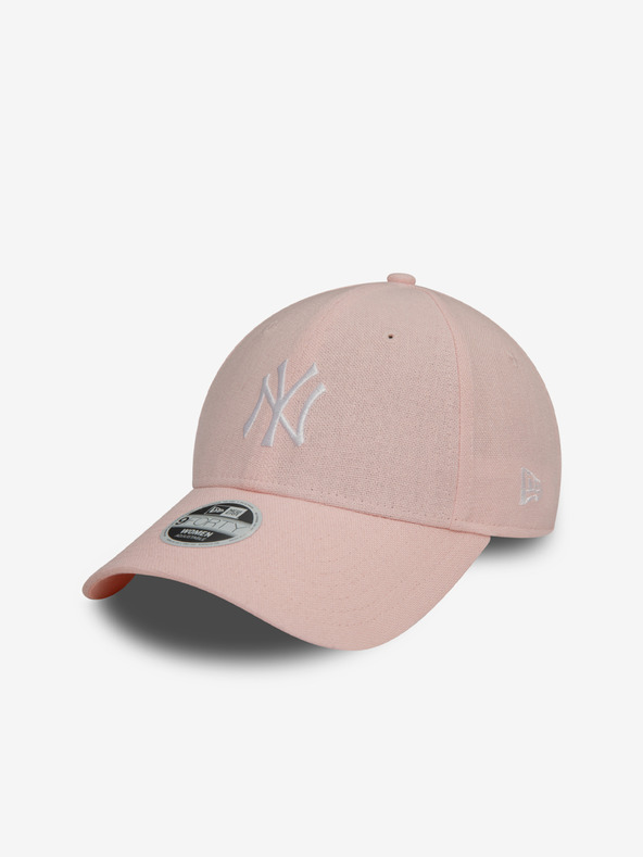 New Era Светло розово Женска шапка от ленена смес New Era 940W MLB Essential 9forty