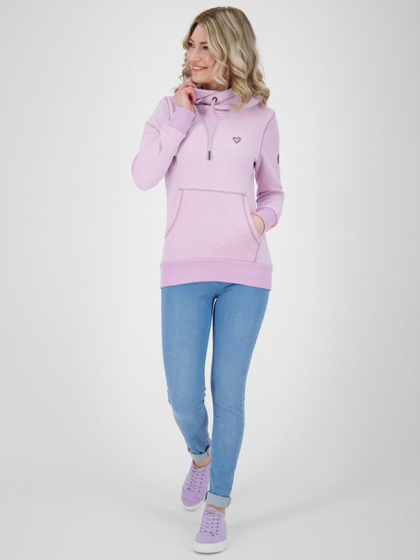 Alife and Kickin Светлолилава дамска качулка Alife and Kickin