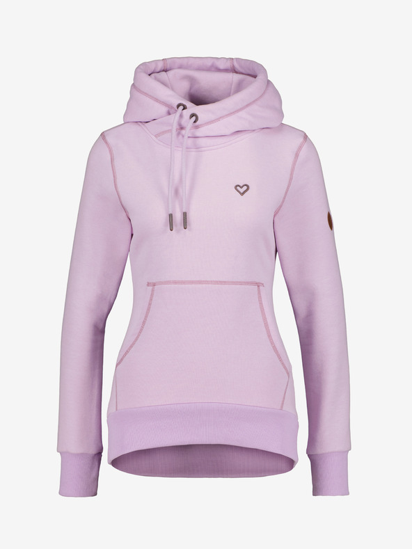 Alife and Kickin Светлолилава дамска качулка Alife and Kickin