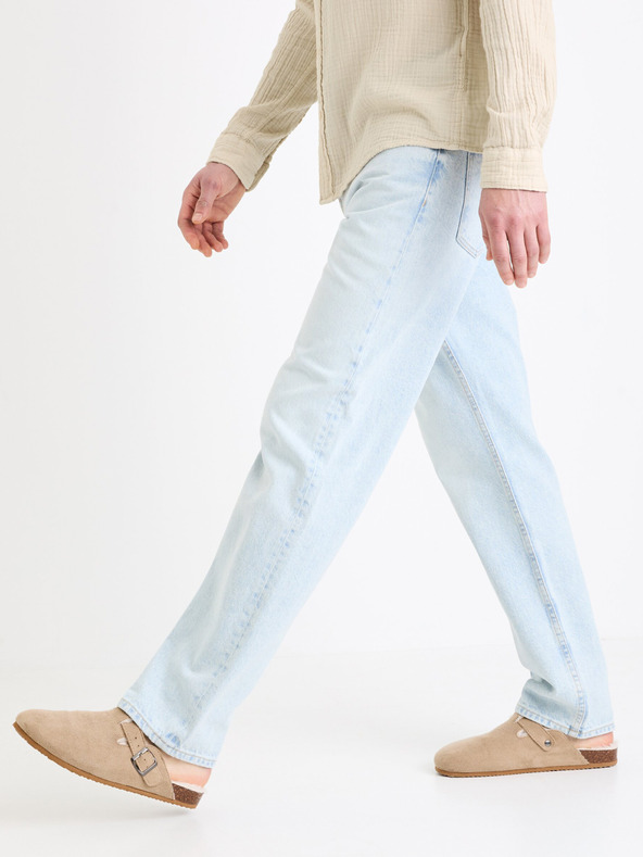 Celio Светлосини мъжки дънки Celio C15 straight Fodroit 30