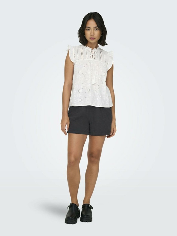 ONLY Тъмно сив дамски шорти ONLY Thyra