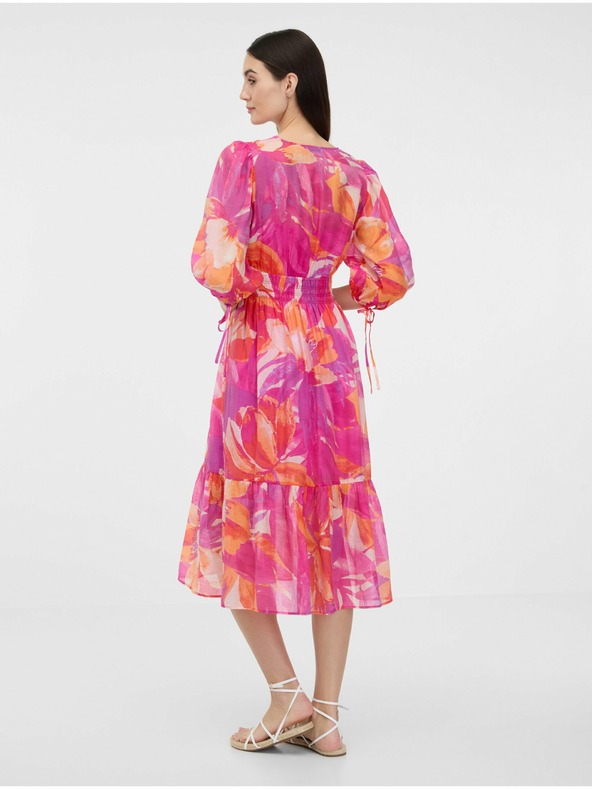 Orsay Тъмнорозова дамска миди рокля ORSAY