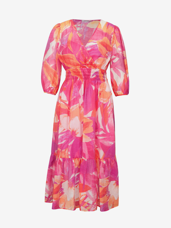 Orsay Тъмнорозова дамска миди рокля ORSAY