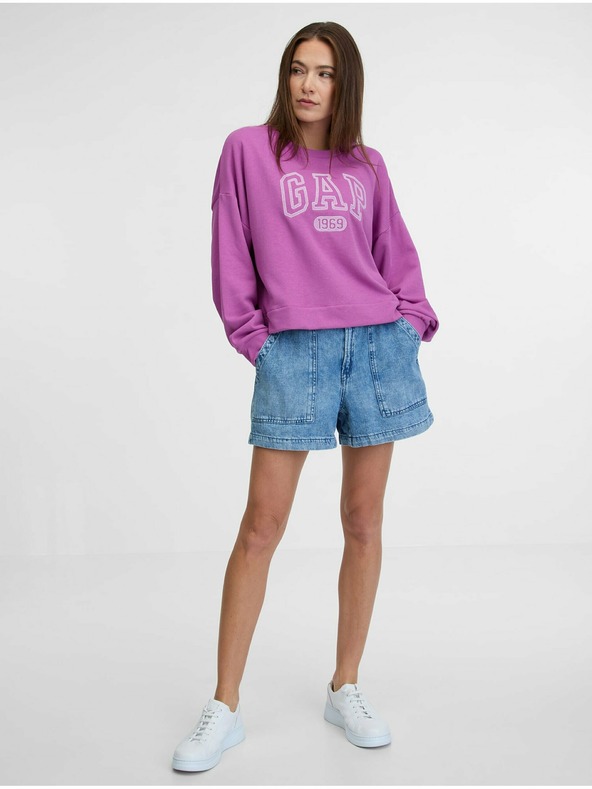 GAP Oversize суитшърт с лого GAP