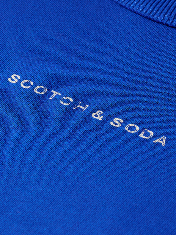 Scotch & Soda Тъмно синьо дамски къс суитшърт Scotch & Soda
