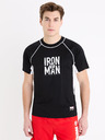 Celio Черна мъжка спортна тениска Celio Marvel Iron Man