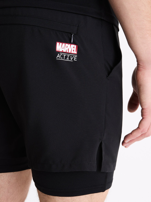 Celio Черни спортни панталони Celio Marvel Hulk