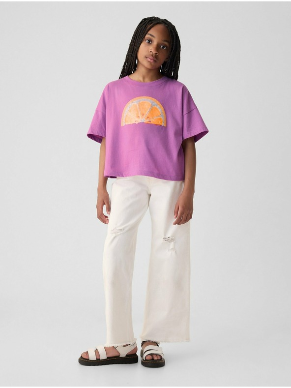 GAP Бебешка тениска с щампа Gap