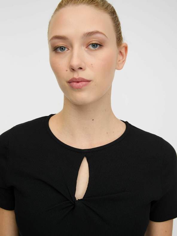 Orsay Черна дамска тениска ORSAY