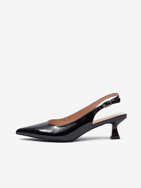 Orsay Черни дамски сандали на ток ORSAY