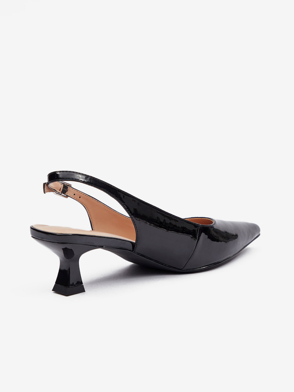 Orsay Черни дамски сандали на ток ORSAY