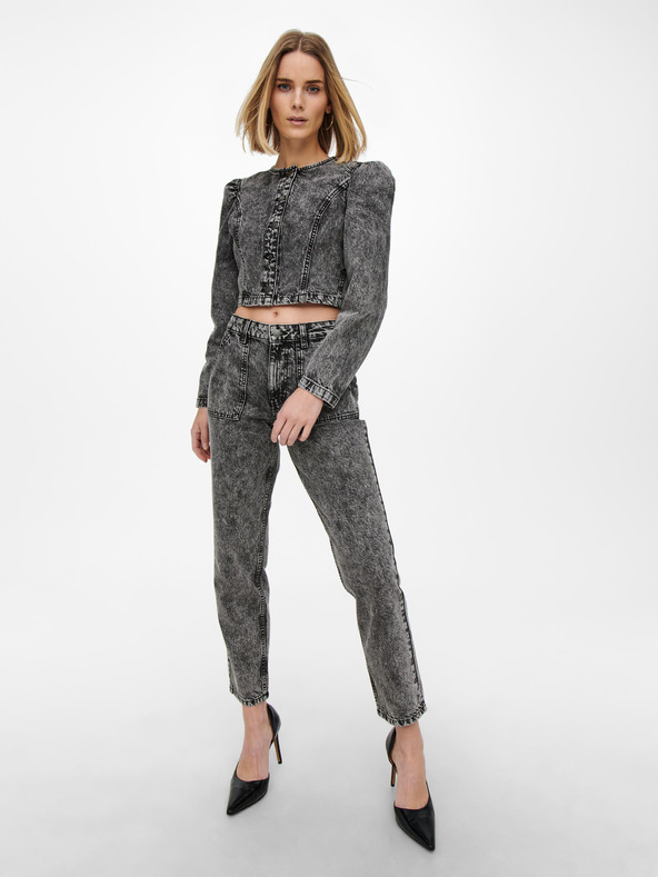 Jacqueline de Yong JDY Drew сиви дънки с права кройка