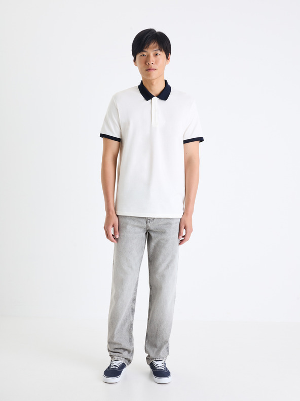 Celio Сиви мъжки дънки Celio C75 Foloose