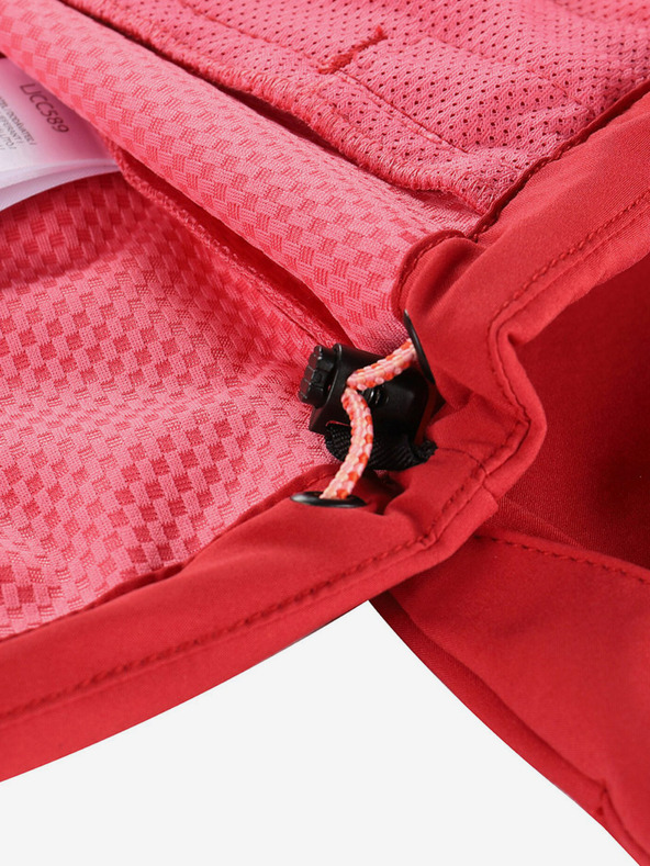 ALPINE PRO Червено дамско софтшел яке с мембрана Alpine Pro ESPRITA