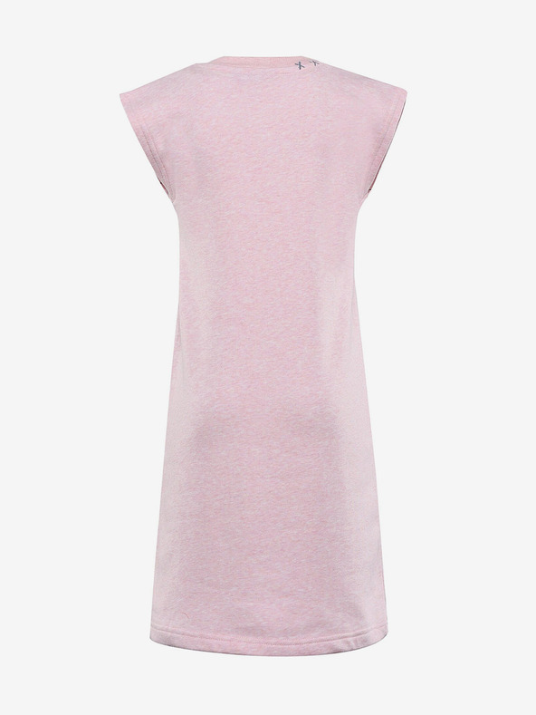 ALPINE PRO Розова рокля за момичета Alpine Pro HUDERO